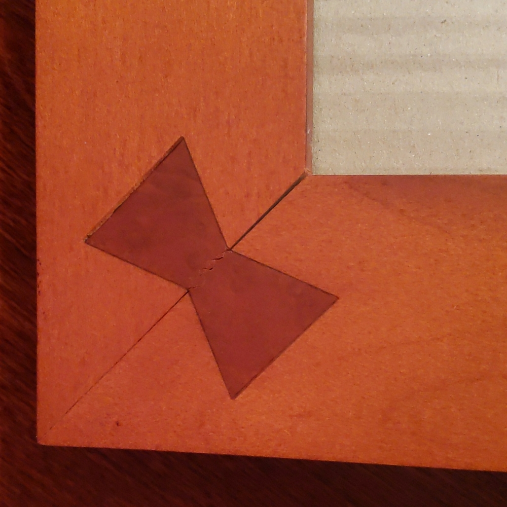 Wood Frame with Inlay Design - Picture 3 of 5